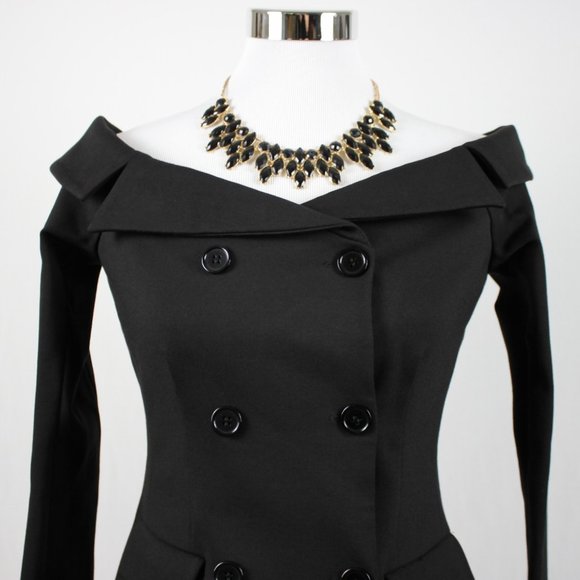 L'Agence Stephan Off Shoulder Blazer Top Small - Picture 6 of 12